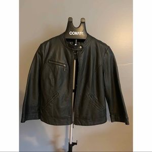 Faux Leather Jacket